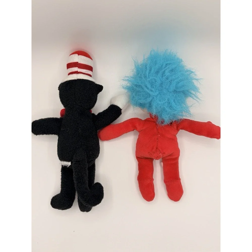 Kohl's Cares Dr. Seuss Cat in the Hat & Thing 1 Plush Dolls Small Black White R…